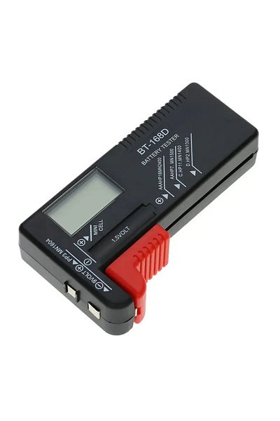 Choice 1 PC BT-168D Battery Tester Universal Digital LCD Tester AA AAA CD 9V 1.5V Button Cell Voltage Batte