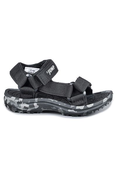 Jump 30066 Black Unisex Children's Velcro Daily Sandals
