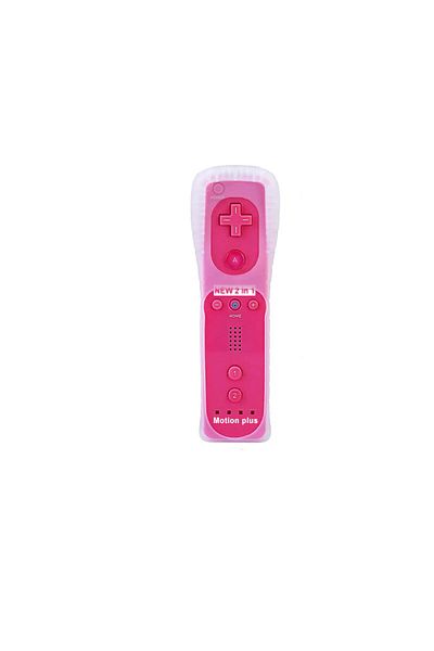 NVPONE 2 in1 straight handl 1 pair with Nunchuck Controller Set Motion Plus Remote Controller Wii Remote Co