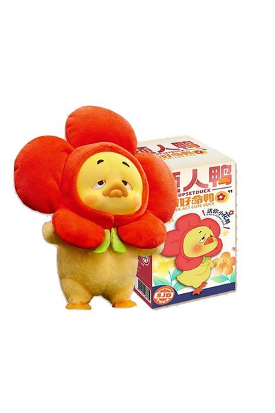 Miniso 1pcs spots Upsetduck 2 Act Cute Duck Series Plush Doll Blind Box Toys Kawaii Action Figure Model Dol