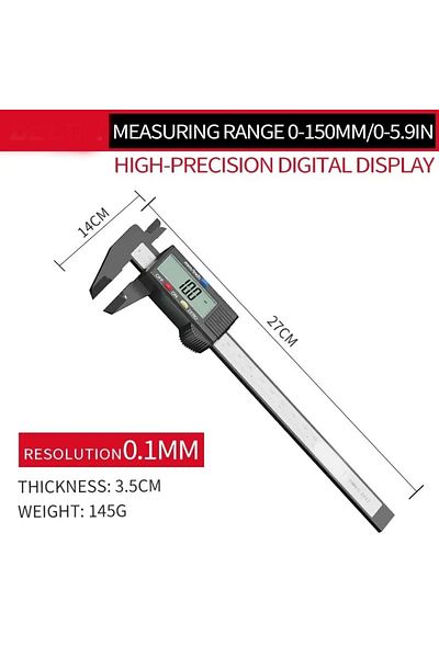 Choice Digital Caliper Digital Electronic Vernier Caliper 150mm 0.1m Digital Measuring Tool, Caliper, Micro