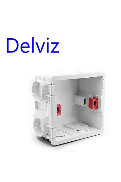 Choice Delviz Wall Switch BOX Wall Socket Cassette,86mm Plastic Materials,For Standard Wall Light Switch...