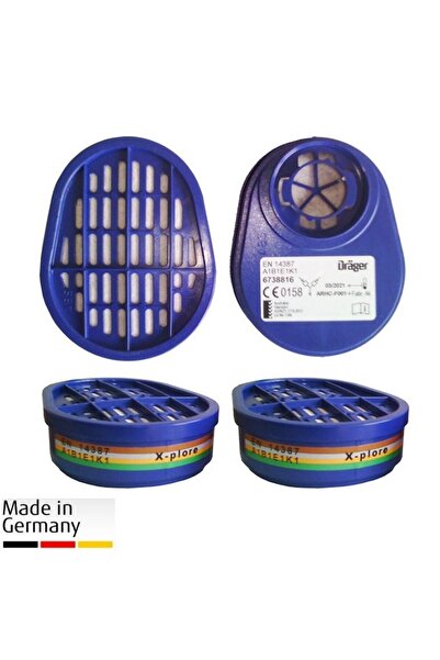 Drager Draeger 6738816 A1b1e1k1 Organik, Inorganik Asit Ve Gaz Filtresi