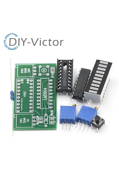 Choice LM3914 10 Segment 3.7V Lithium 12V Battery Capacity Indicator Module Power Level Tester LED Displ...