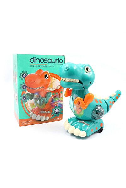 Choice ألعاب الديناصورات الخضراء ألعاب الأطفال المضيئة الموسيقية الزحف وقت ال...