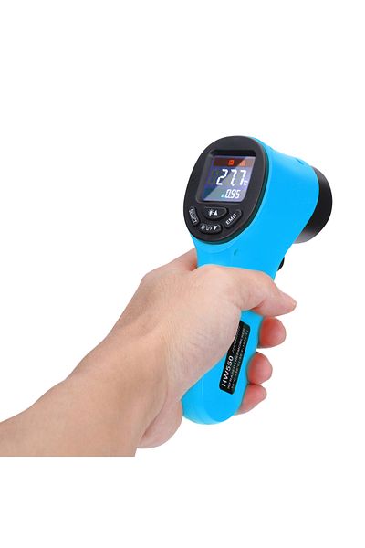 Choice Blue HW550 Industrial Thermometer -50~550°C Non-Contact Thermometer Infrared Pyrometer Laser-Point I