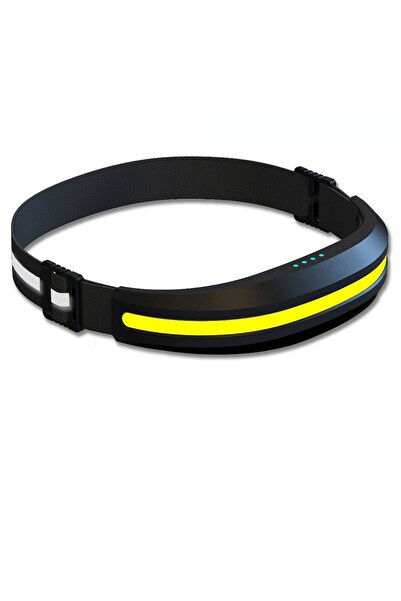 Choice Black Portable COB Headlamp Rechargeable Red and White Light Work Ligh...