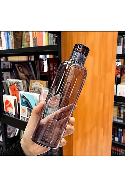 Choice Black 700ml Elegant Leakproof Water Bottle with Time Scale Stay Hydrated Daily Lightweight & Portabl