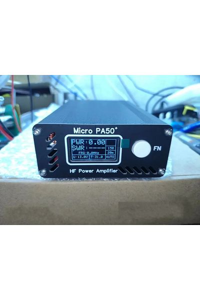 PAREK Micro PA50+ (PA50 Plus) 50W 3.5MHz-28.5MHz 1.3inch OLED Screen Intelligent Shortwave HF Power Amp...