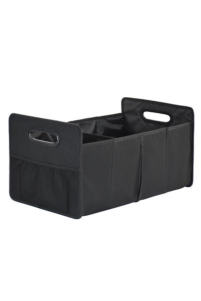 Choice Black Car Trunk Organizer,Collapsible Multi-Compartment Car Organizers Foldable and Waterproof,Suita