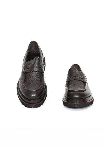 Tuna Hakiki Floter Deri Eva Taban Loafer Model Erkek Ayakkabı - 3420