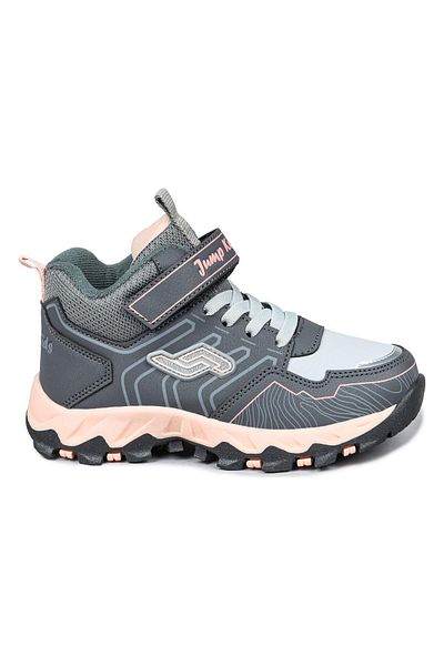Jump 31004 Grey - Salmon Pink Girl's Boots