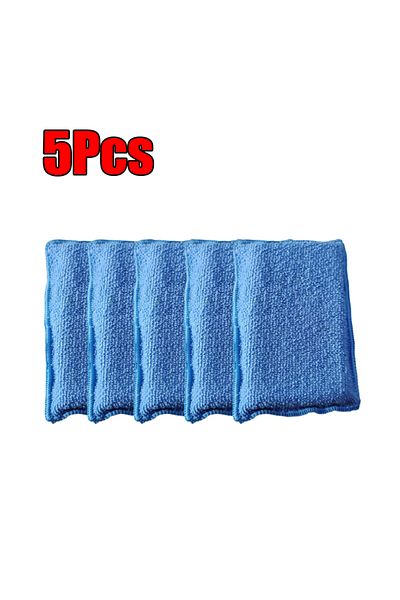 Choice 5pcs Gray 1-5pcs Double Side Car Interior Scrubbing Sponge For Leather Interior Car Wash Pad No Scra