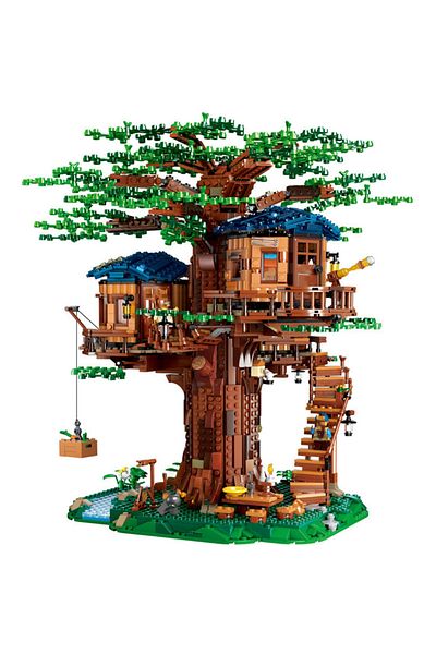 Choice 1013PCS MOC 1013Pcs All Seasons Treehouse City Building Blocks Tree House creator Room Home Bricks S