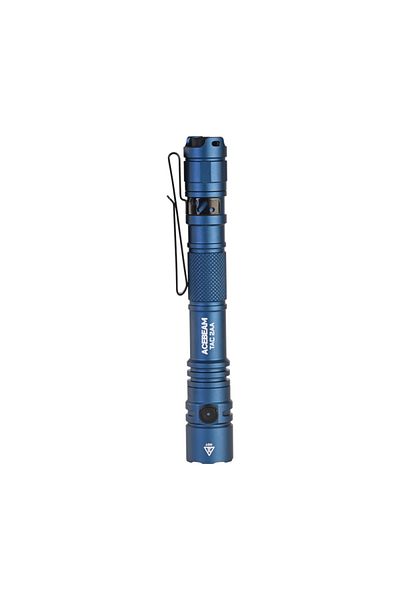 Choice rechargeable battery Blue-6500k-SFT25R ACEBEAM TAC 2AA LED flashlight 1600 lumen 181 meters portable