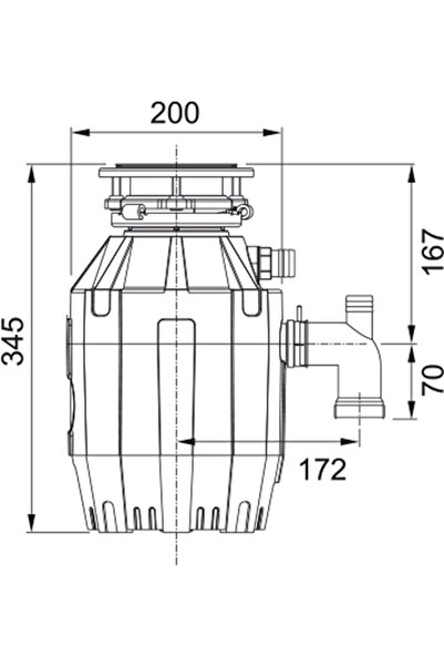 Franke Te 50 Çöp Öğütücü Pnömatik Düğme Hediyeli