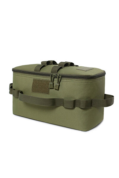 Choice حقيبة تخزين خزان الغاز للتخييم في الهواء الطلق باللون الأخضر بسعة كبير...