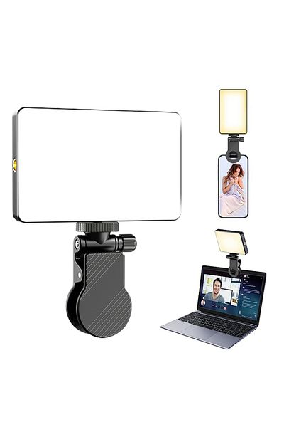 Choice No Back Clamp Smartphone Selfie Fill Light 2500K-9000K Video Conference Live Streaming Portable LED