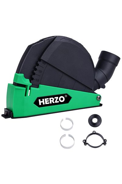 Choice Green Herzo Universal Surface Cutting Dust Shroud For 115mm /125mm Angle Grinder Dust Collector Cov