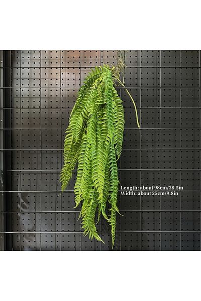 Choice Bawangjue Green 1pc Artificial Hanging Green Plants Fake Rattan Wall Hanging Plastic Vine For Home G