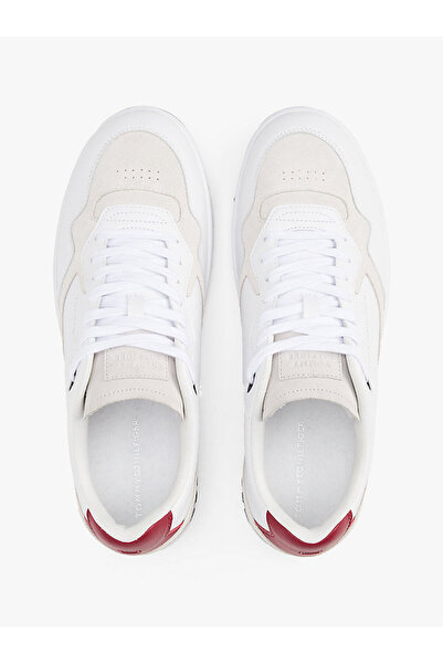 Tommy Hilfiger Basket Better Erkek Beyaz Spor Ayakkabı (FM0FM05490-YBS)
