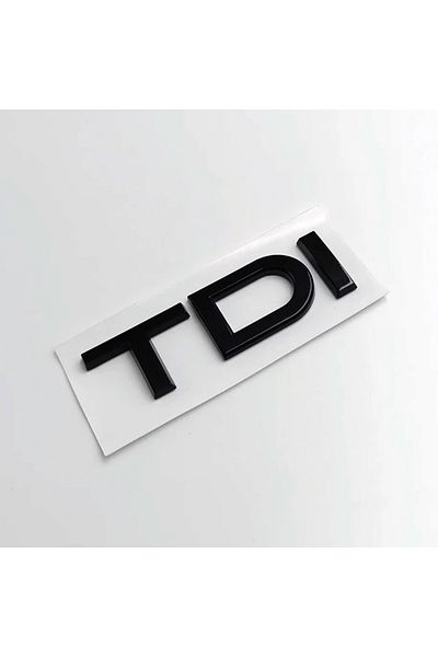 Choice TDI Glossy Black 3D TFSI TDI Car Sticker ABS Letter Logo Rear Trunk Boot Emblem Badge Decals For A3