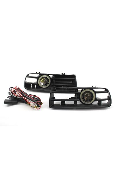 Choice 1 Pair Car Auto White Fog Light Front Bumper Grilles Replacement For VW Golf MK4 1998-2004 Angel ...