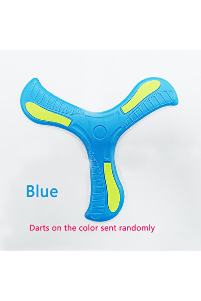 Choice لعبة خارجية على شكل صليب ثلاثي الأوراق ناعم للأطفال باللون الأزرق، قرص...