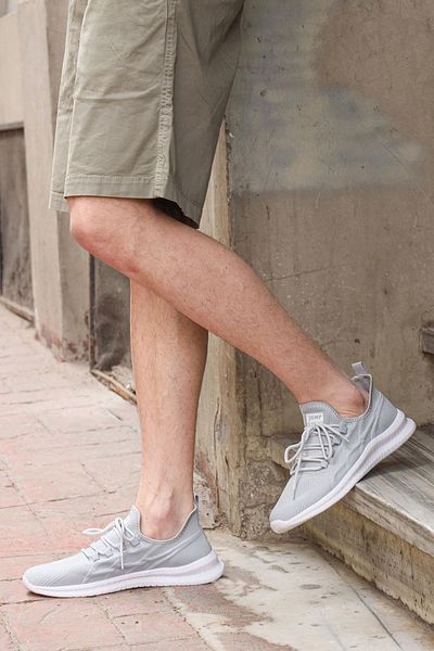 Jump 29752 Tenisi gri pentru bărbați Tenisi casual