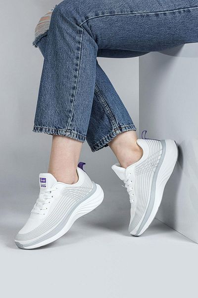 Jump 29828 Tenis de damă alb Tenisi casual