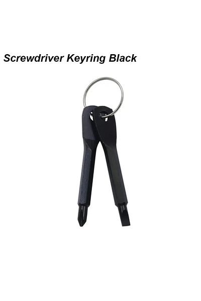 Choice Black Portable Screwdriver Multifunctional Tool One-word&cross Dual-purpose Screwdriver with Key Buc