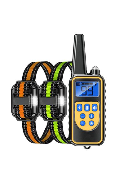 Choice for 2 dogs Dog Training Collar with Remote, Waterproof Shock Collar for Large Medium Small Dogs, Tra
