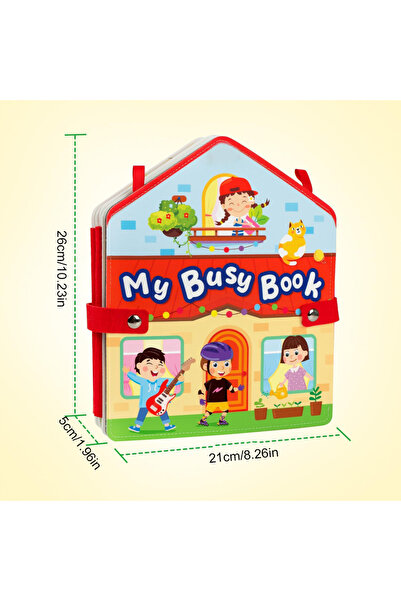 Choice1 كتاب كتاب Todders Montessori Busy Book، لوحة حسية لأنشطة الأطفال، كتا...