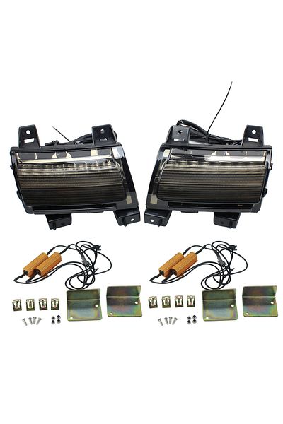 Atubeix مصابيح انعطاف LED من طراز JL Sport مصباح تشغيل نهاري DRL مصباح واقي للجناح لسيارة Jeep Wrangler JL Sport