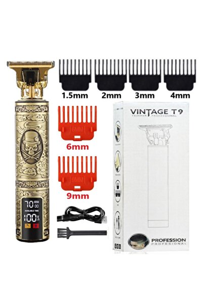 Choice ماكينة قص الشعر الكهربائية T9-5 2025 T9 0 مم للرجال ماكينة قص شعر اللح...