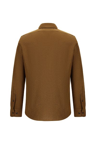 Abdullah Kiğılı Long Sleeve Slim Fit Slim Fit Lumberjack Cotton Panther Shirt
