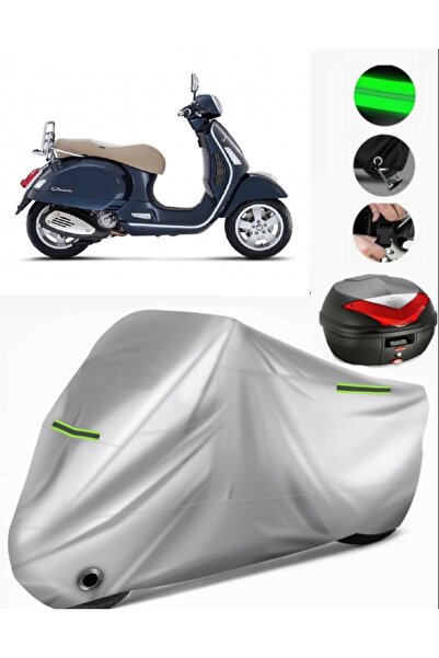 MotoEN حقيبة Vespa GT 250 الخلفية المتوافقة مع القماش المشمع للدراجات النارية...