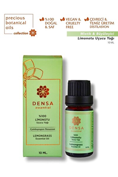 Densa Essential موزع مبخرة 10 مل - زيت عطري نقي وطبيعي 100% لعلاج تدليك الشمو...