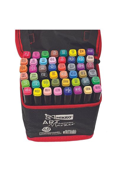 Mikro Set of 48 Art Marker Pens