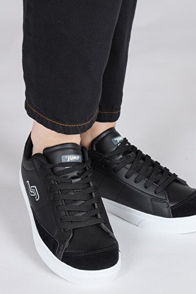 Jump 28149 Siyah - Beyaz Kadın Sneaker Günlük Spor Ayakkabı