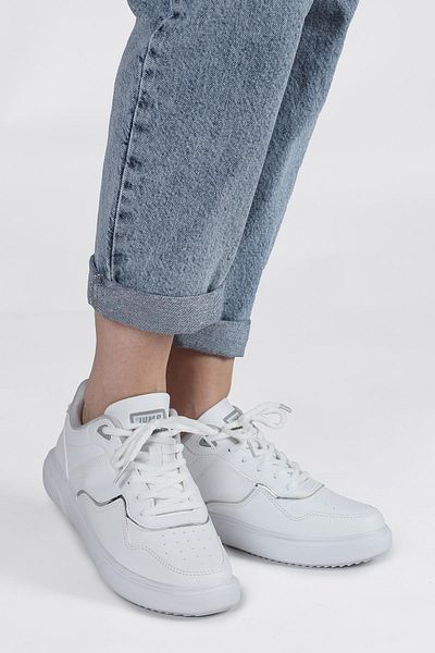 Jump 26821 Alb - Gri Pantofi de damă Tenisi casual