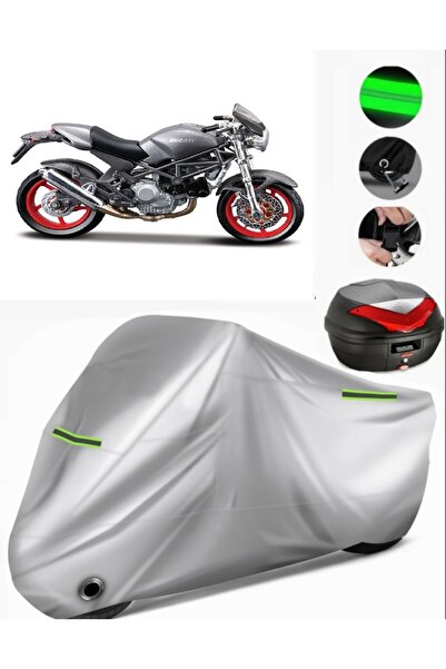 MotoEN Ducati Monster 620Ie Rear Bag Compatible Motorcycle Tarpaulin Premium ...