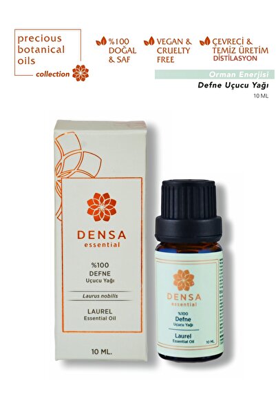 Densa Essential Defne Uçucu Yağı %100 Saf ve Doğal 10 ml Difüzör Buhurdanlık Uyumlu