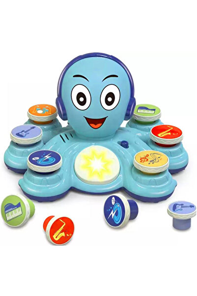 Salamandra Interactive musical toy, Blue Octopus, Salamandra Kids