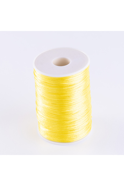 Bimotif Floş ip Sarı, 2 mm  1 metre