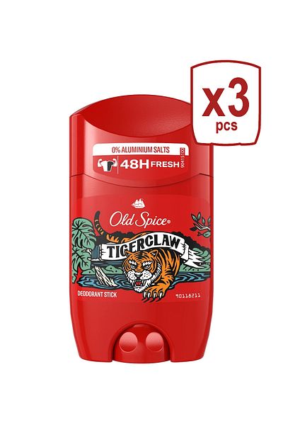 Old Spice ANTIPERSPIRANT STICK 50ML TIGERCLAW X 3
