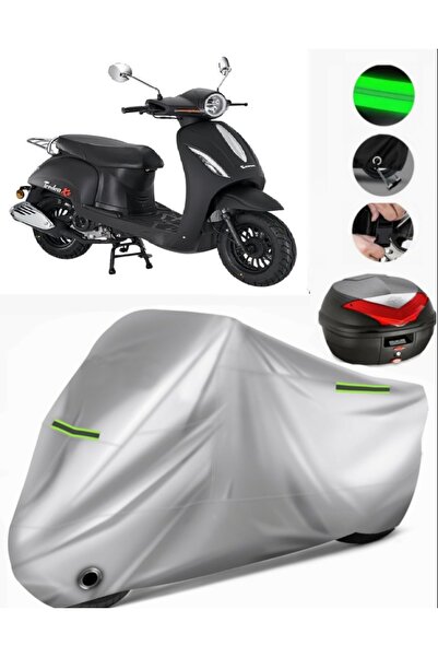 MotoEN Kanuni Trodon XS 50 حقيبة خلفية متوافقة مع القماش المشمع للدراجات النا...