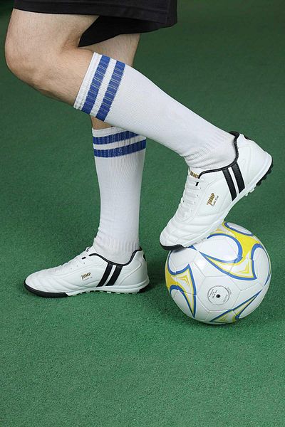 Jump 13258 Λευκά παπούτσια ποδοσφαίρου Astroturf
