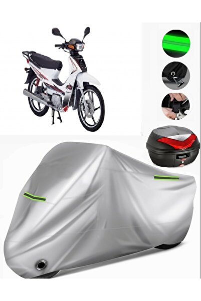 MotoEN Salcano Spider 100 Back Bag Compatible Motorcycle Tarpaulin Premium (L...