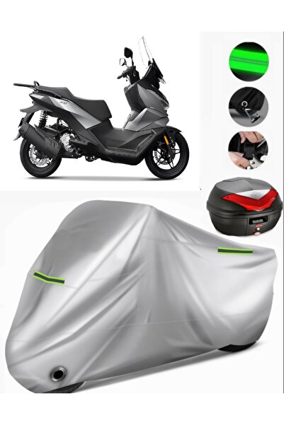 MotoEN Voge Sr3 Topcase Compatible Motorcycle Tarpaulin Premium (Lock Compati...